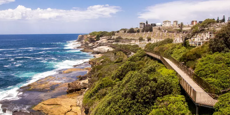 Coastal Walk Bondi to Coogee Beach Sydney Austrália