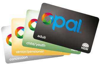 Opal Card, utilizado no transporte público de Sydney e em toda Austrália.