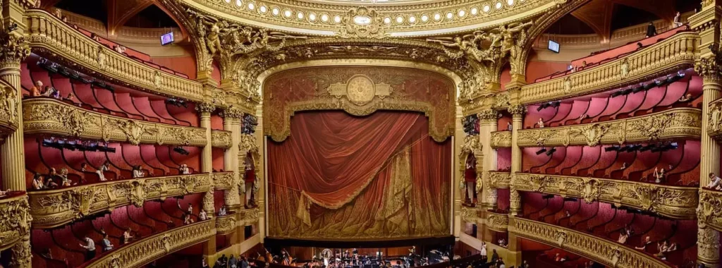Interior da ópera garnier Paris