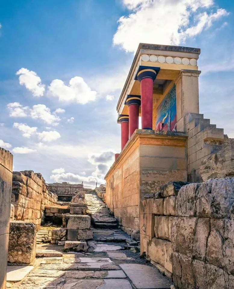 Melhores cidades e ilhas da grécia - Palácio Knossos Creta Grécia